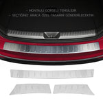 Resmi Galeri görüntüleyicisine yükleyin, VW Tiguan Arka Tampon Eşiği - Krom (3 Parça) | 2007-2015 Arası