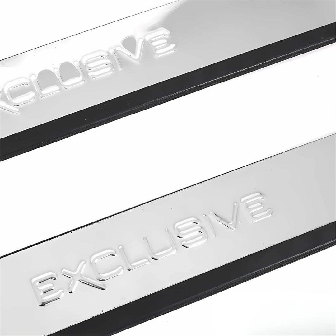 Audi A3 Kapı Eşiği - Krom/Plastik, Exclusive (4 Parça) | 2012-2018 Arası, HB/SD