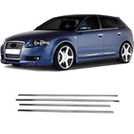 Resmi Galeri görüntüleyicisine yükleyin, Audi A3 Cam Çıtası Alt - Krom (4 Parça) | 2004-2012 Arası, HB