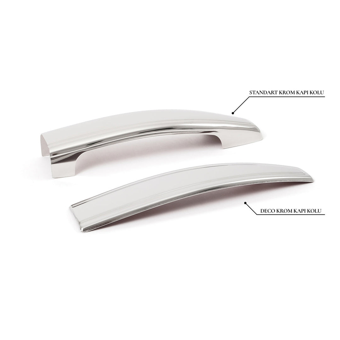 Audi A4 Kapı Kolu - Krom, 4 Kapı, Deco Tip (6 Parça) | 1994-2003 Arası, SD