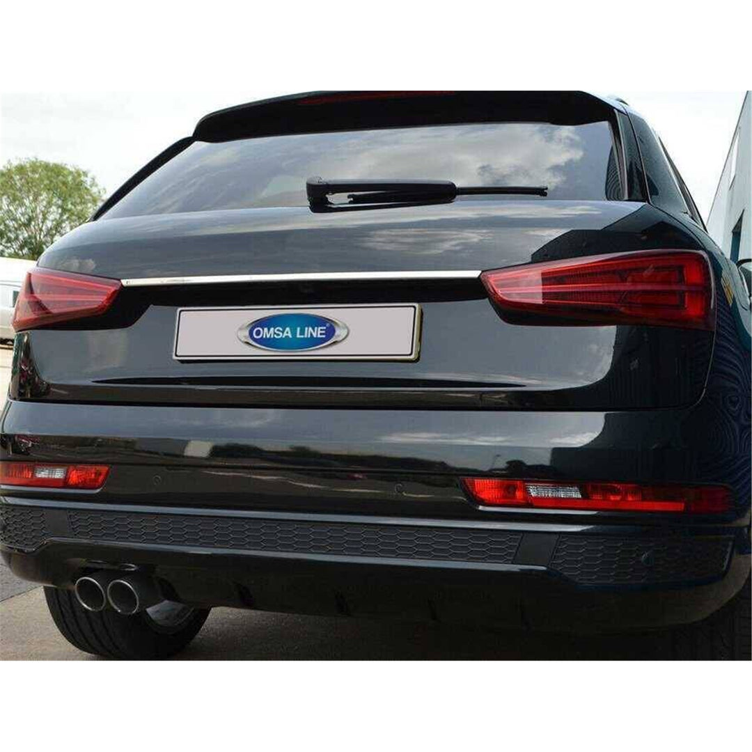 Audi Q3 Bagaj Çıtası - Krom, Plaka Üstü | 2011-2018 Arası