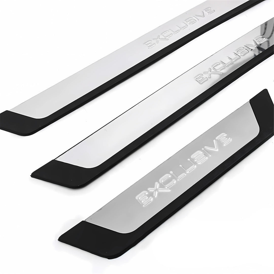 BMW 3 Serisi E91 Kapı Eşiği - Krom/Plastik, Exclusive (4 Parça) | 2006-2012 Arası, SD/SW