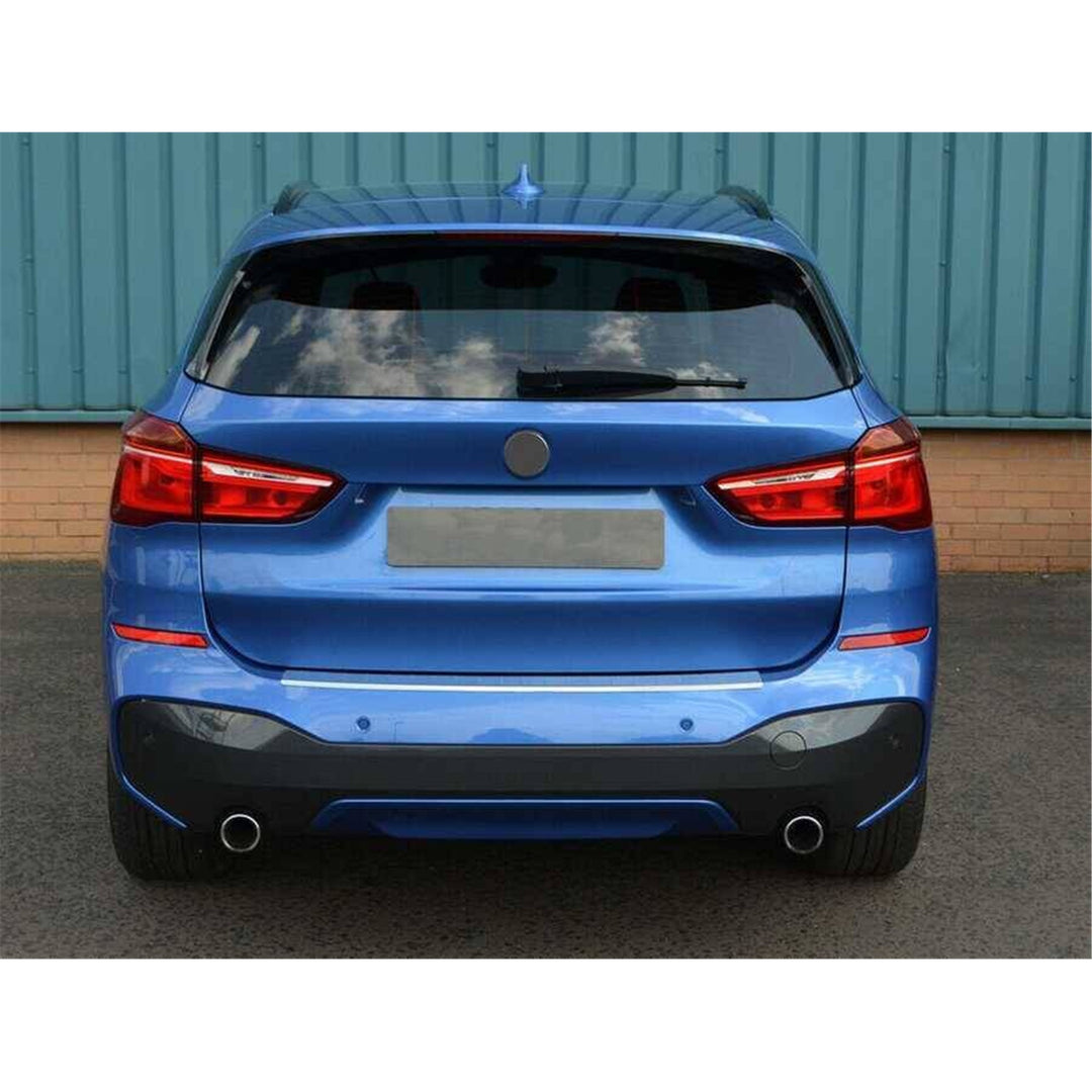 BMW X1 Arka Tampon Eşiği - Krom Taşlı | 2015-2022 Arası