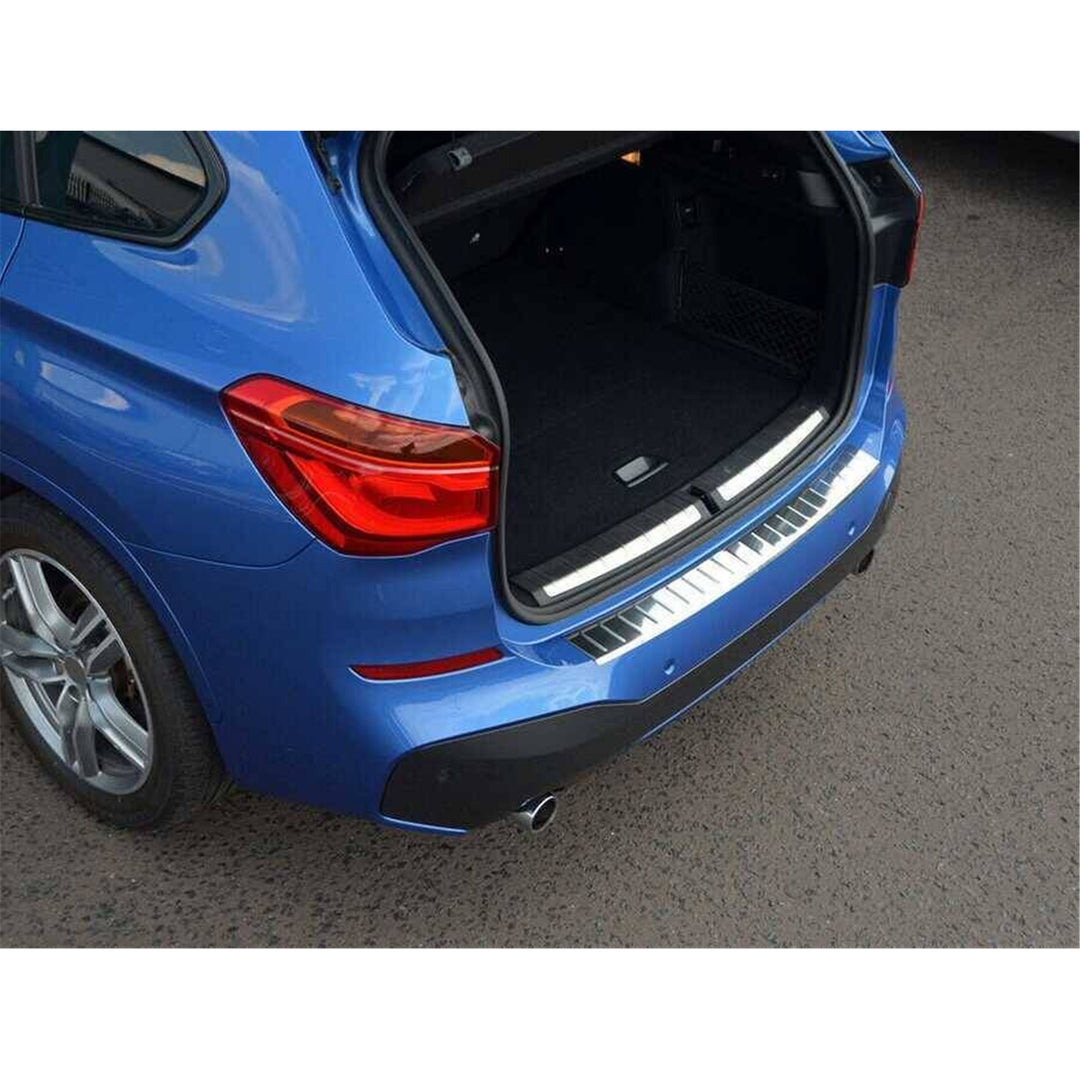 BMW X1 Arka Tampon Eşiği - Krom Taşlı | 2015-2022 Arası