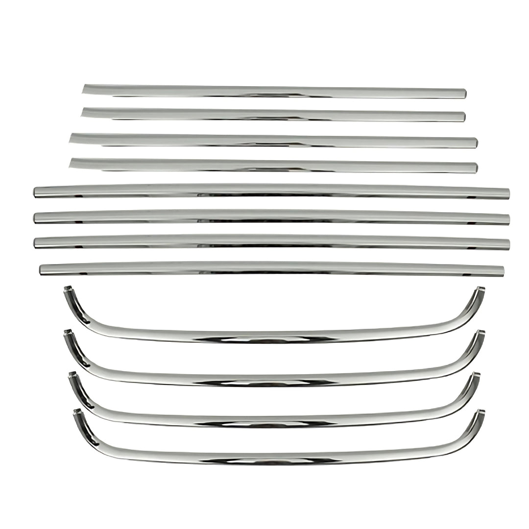 VW Caddy Cam Çerçevesi - Krom (12 Parça) | 2003-2015 Arası