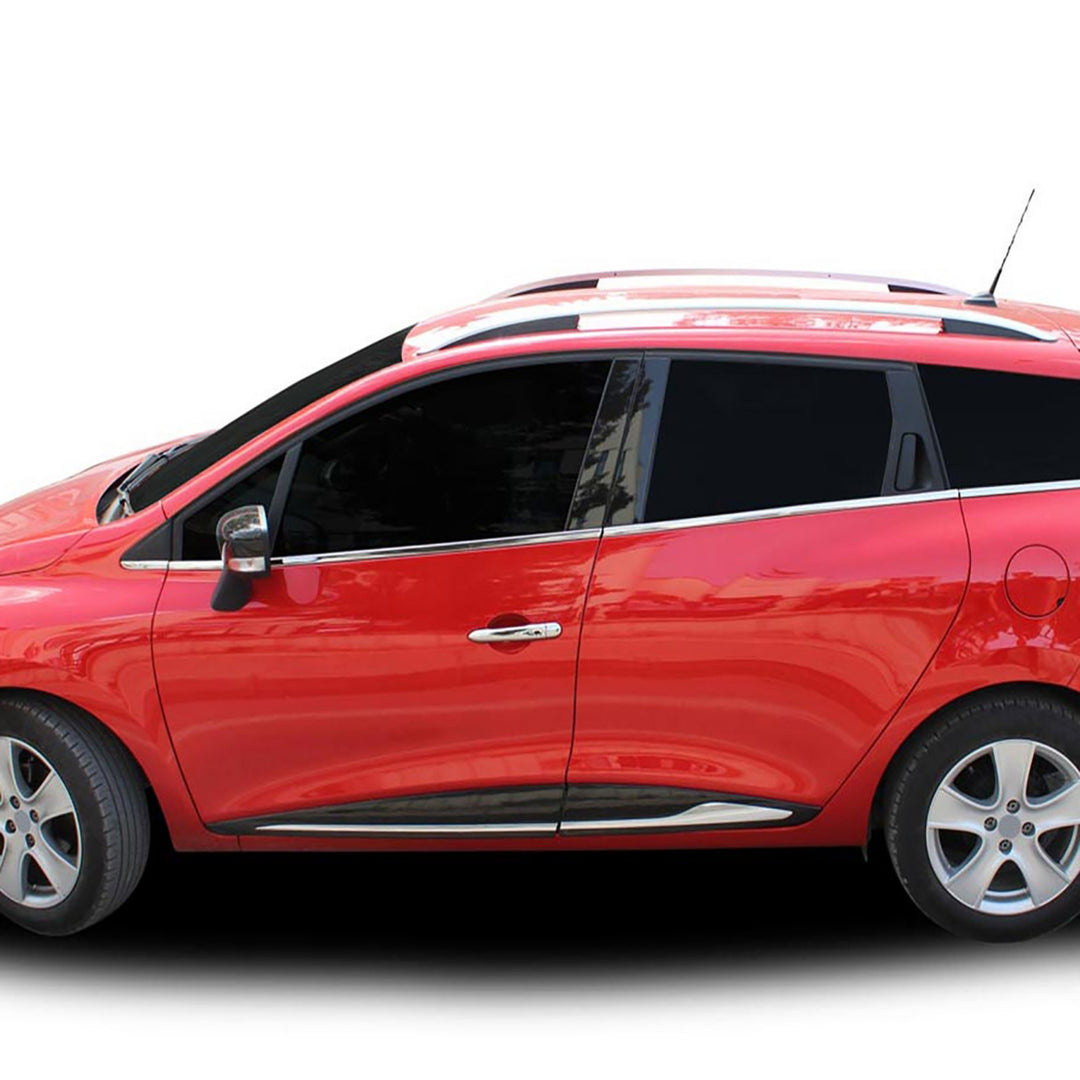Renault Clio Sport Tourer Cam Çıtası Alt - Krom (8 Parça) | 2013 ve Sonrası, SW