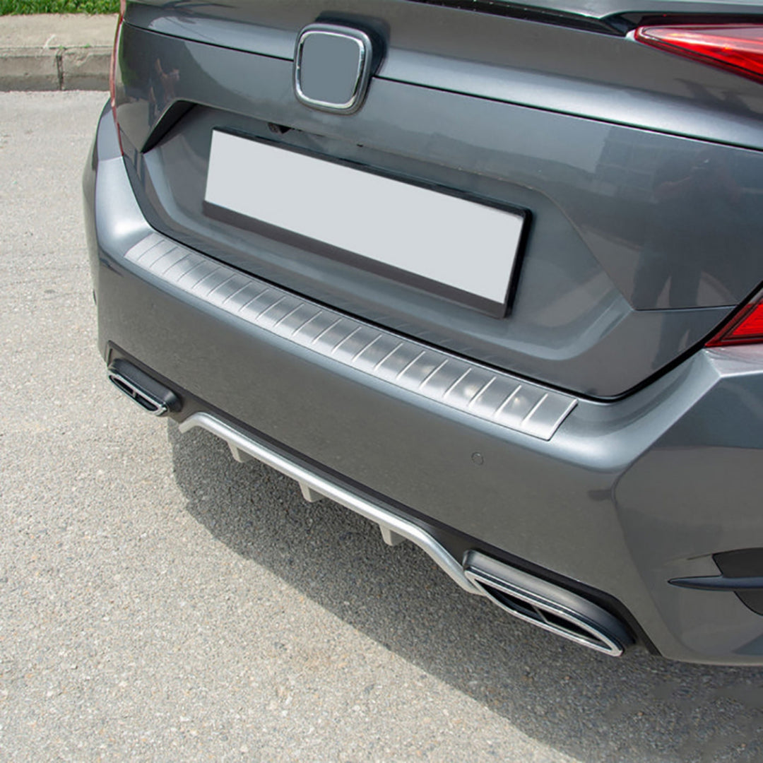 Honda Civic Arka Tampon Eşiği - Krom Taşlı | 2016-2021 Arası, SD