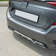 Honda Civic Arka Tampon Eşiği - Krom Taşlı | 2016-2021 Arası, SD