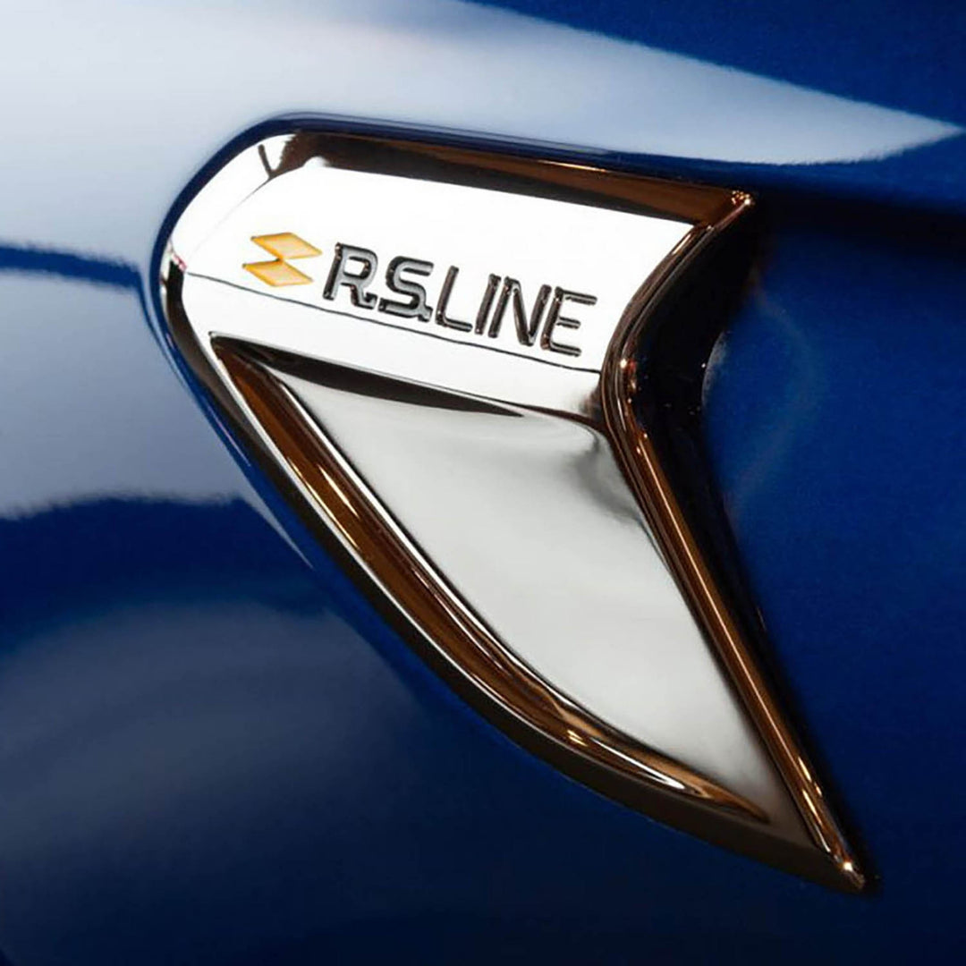 Renault Clio 5 Çamurluk Çıtası - Krom+Plastik, RS-Line (2 Parça) | 2019 ve Sonrası, HB