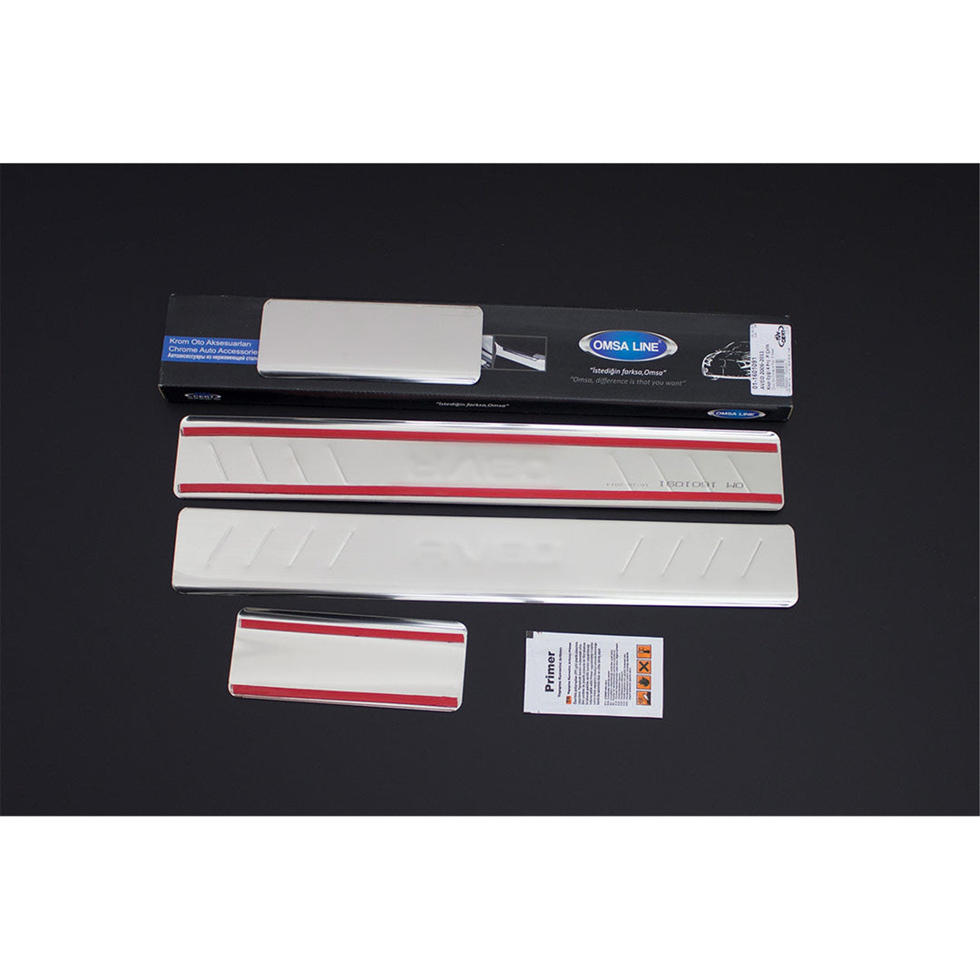 Chevrolet Aveo Kapı Eşiği - Krom (4 Parça) | 2011-2018 Arası, HB/SD