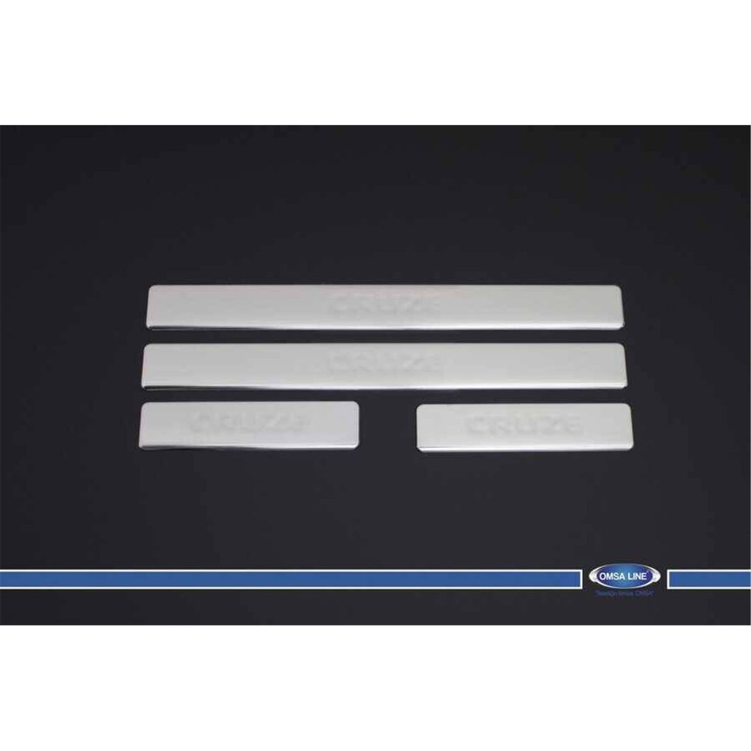 Chevrolet Cruze Kapı Eşiği - Krom (4 Parça) | 2009-2016 Arası, HB/SD