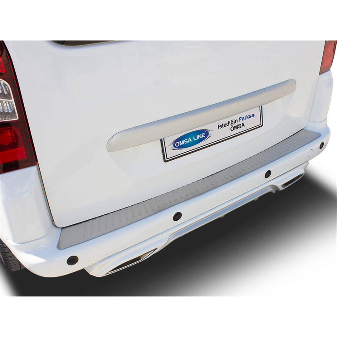 Citroen Berlingo Arka Tampon Eşiği - Krom Taşlı | 2008-2018 Arası