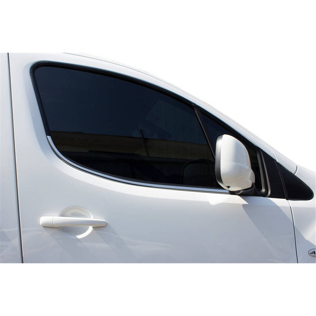 Citroen Berlingo Cam Çıtası Alt - Krom (2 Parça) | 2008-2018 Arası