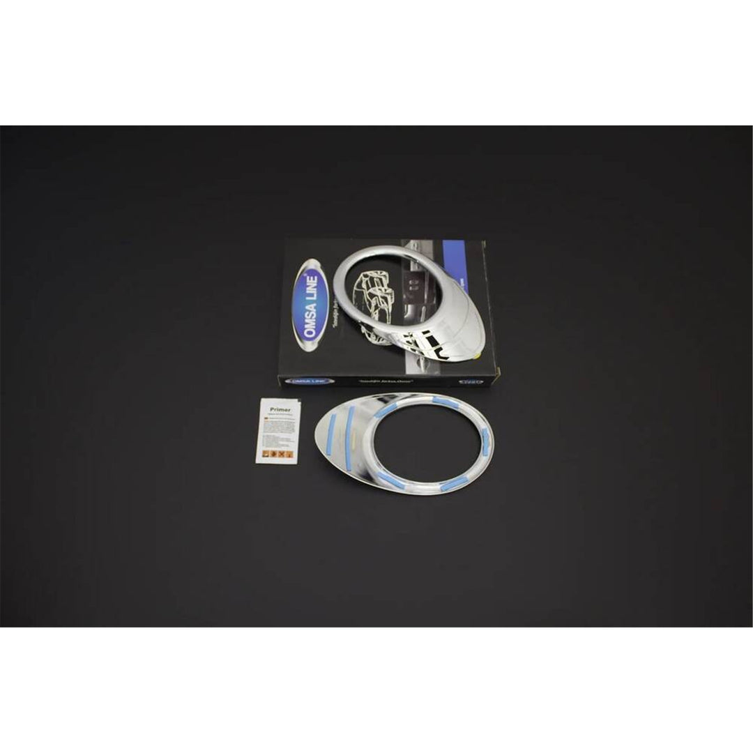 Citroen Berlingo Sis Far Çerçevesi - ABS Krom (2 Parça) | 2008-2012 Arası