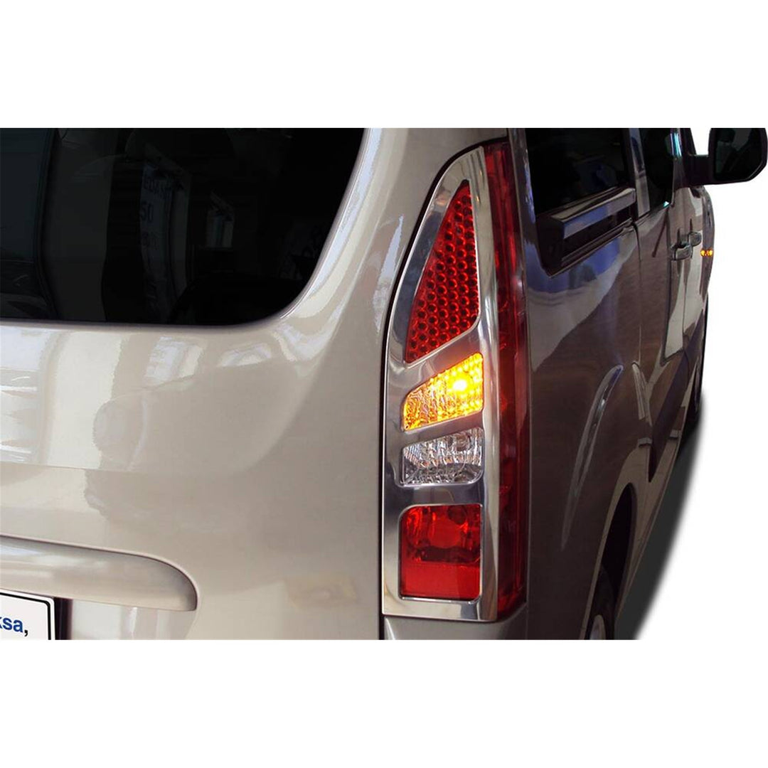 Citroen Berlingo Stop Çerçevesi - Krom (2 Parça) | 2008-2012 Arası