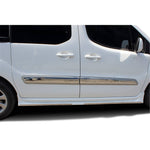 Resmi Galeri görüntüleyicisine yükleyin, Citroen Berlingo Yan Kapı Çıtası - Krom (4 Parça) | 2008-2018 Arası