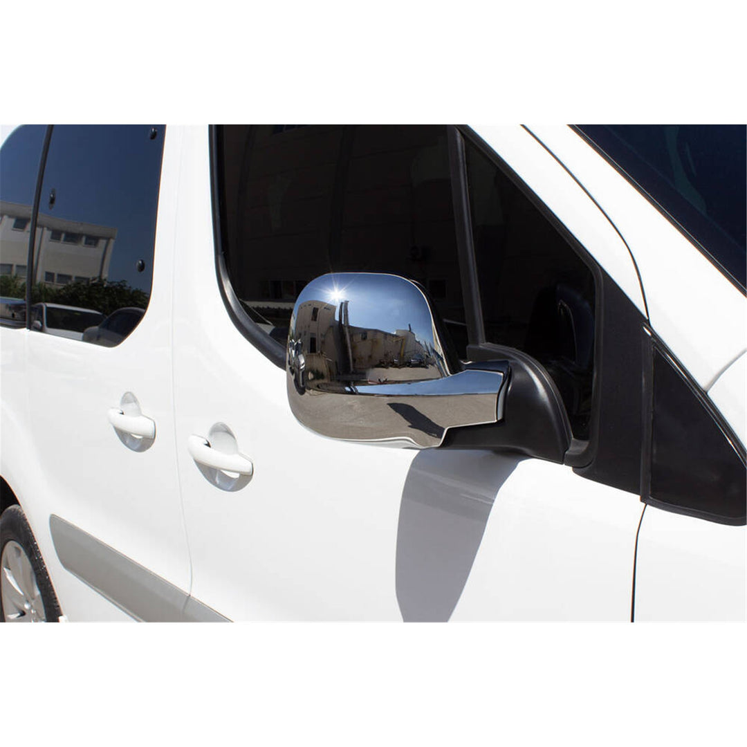 Citroen Berlingo Ayna kapağı Set - ABS Krom | 2012-2018 Arası
