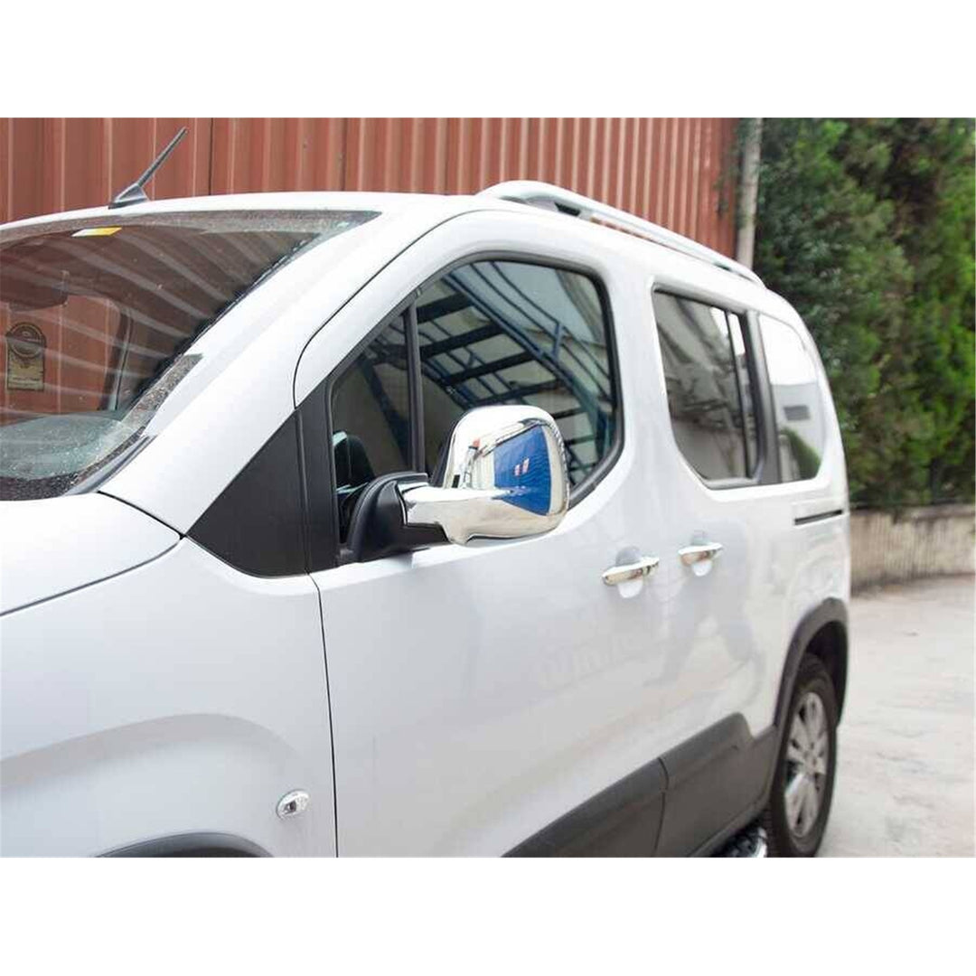 Citroen Berlingo Ayna kapağı Set - ABS Krom | 2012-2018 Arası