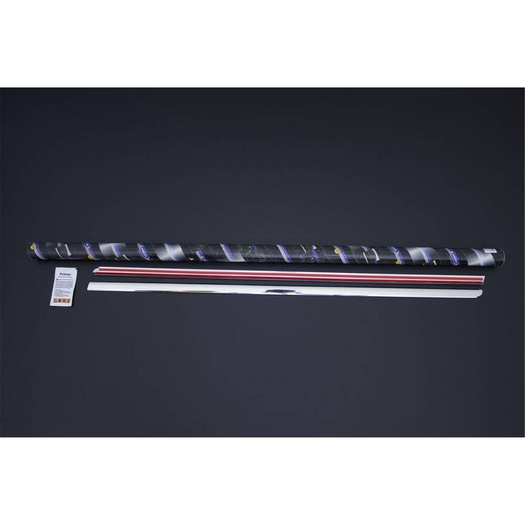 Citroen C2 Cam Çıtası Alt - Krom (2 Parça) | 2003-2009 Arası, HB