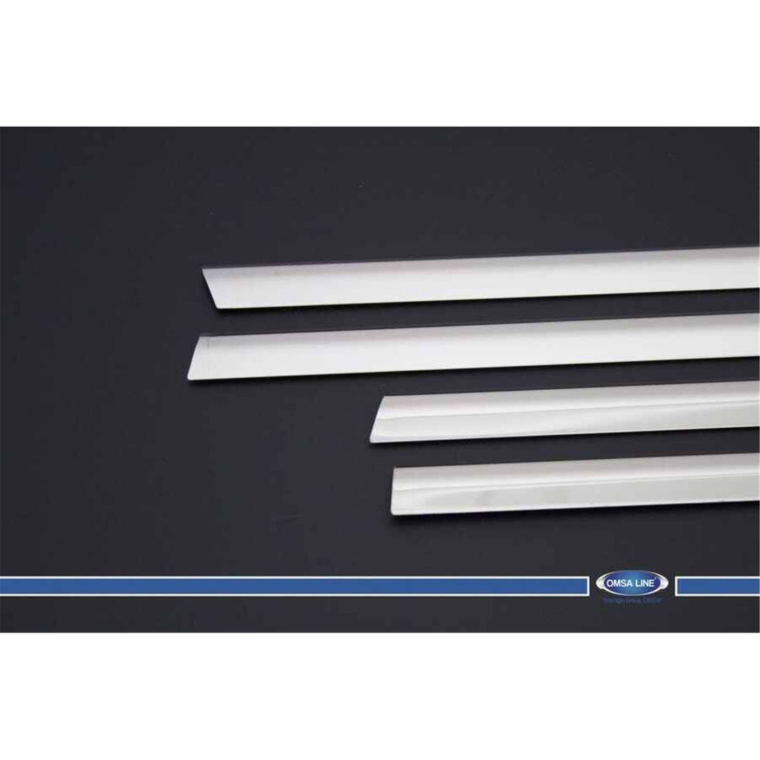 Citroen C4 Cam Çıtası Alt - Krom (8 Parça) | 2004-2010 Arası, HB