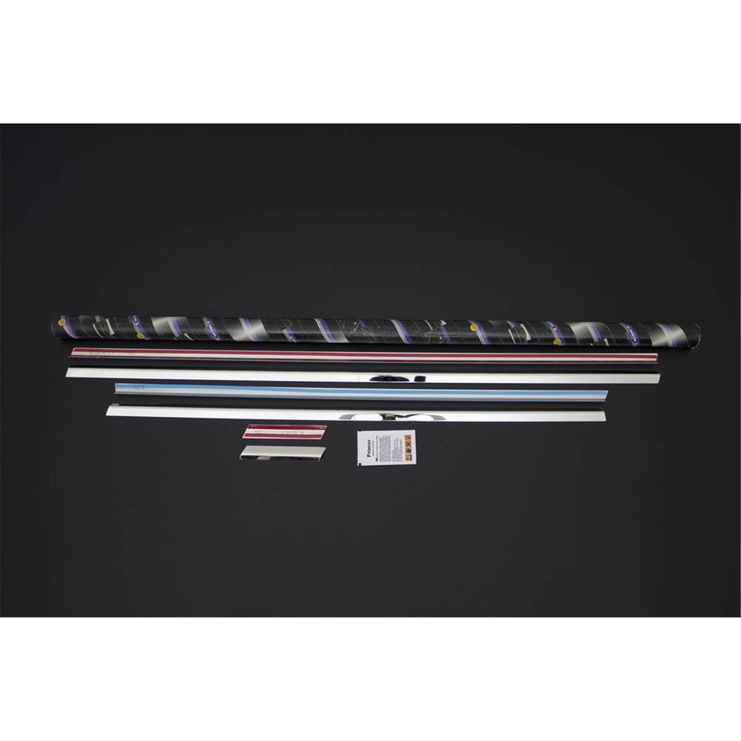 Citroen C5 Cam Çıtası Alt - Krom (6 Parça) | 2008-2018 Arası, SD