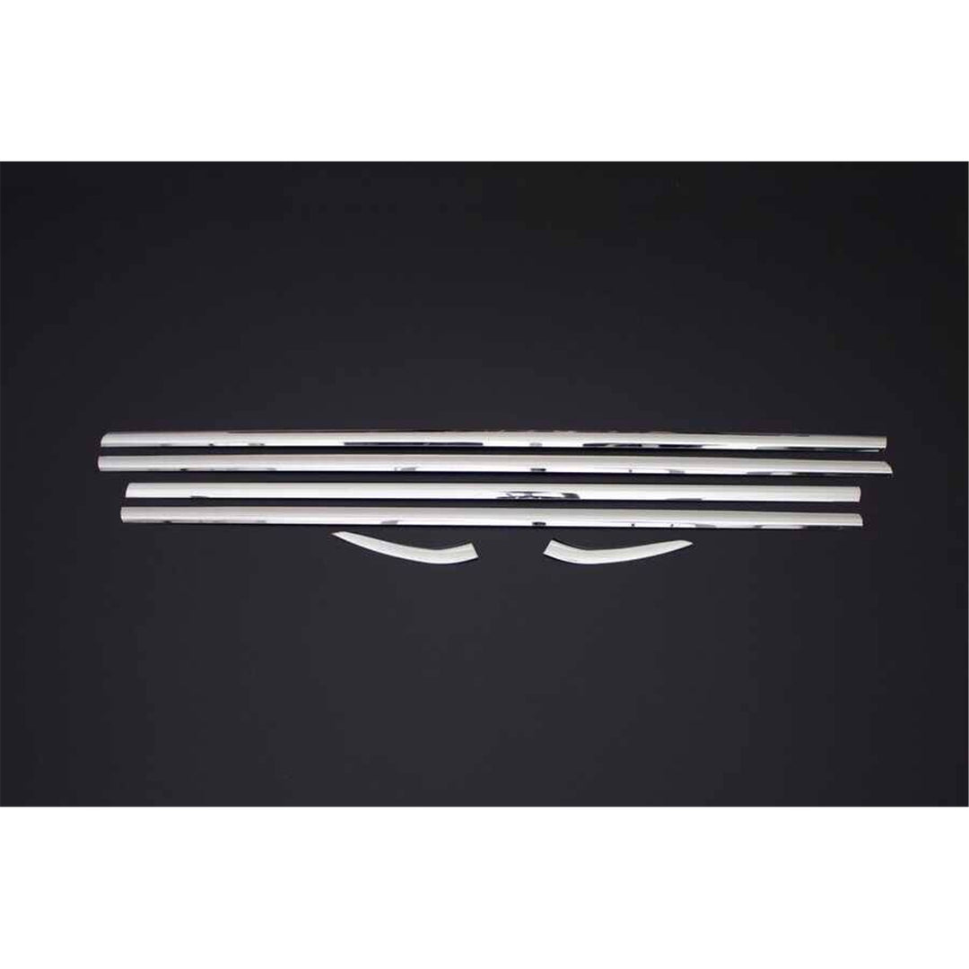 Citroen C-Elysee Cam Çıtası Alt - Krom (6 Parça) | 2012 ve Sonrası, SD