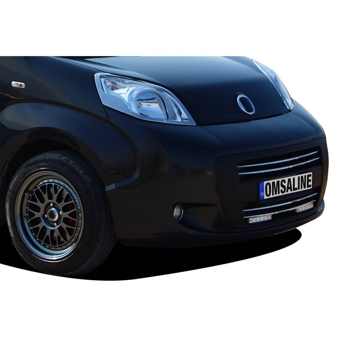 Citroen Nemo Ön Tampon Çıtası - Krom (4 Parça) | 2008-2016 Arası