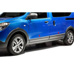 Resmi Galeri görüntüleyicisine yükleyin, Dacia Dokker Yan Kapı Çıtası - Krom (4 Parça) | 2012-2021 Arası
