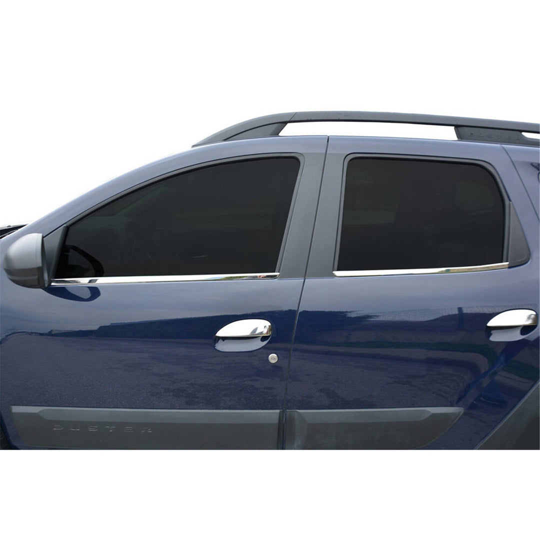 Dacia Duster Cam Çıtası Alt - Krom (4 Parça) | 2018-2024 Arası