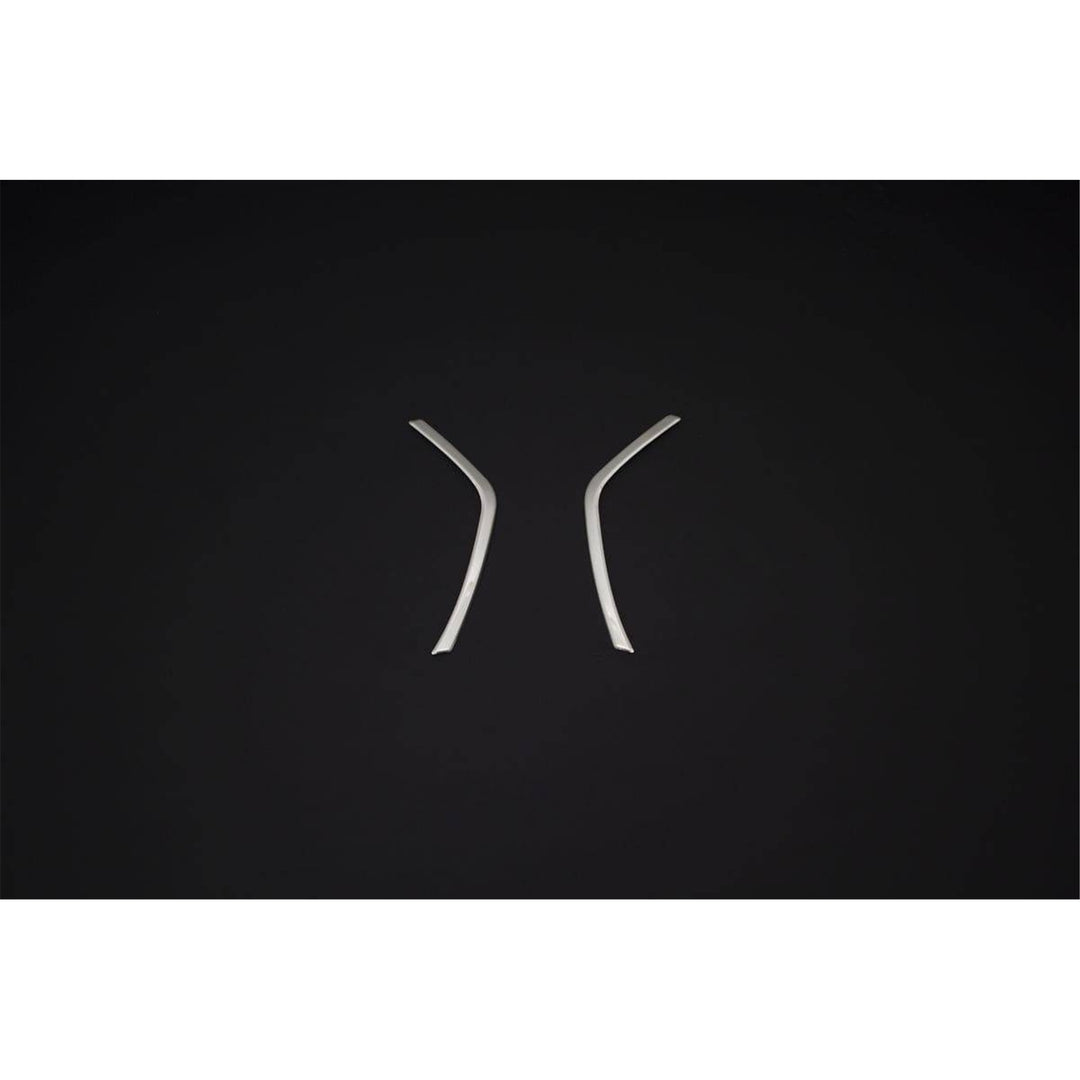 Dacia Duster Ön Panjur Çıtası - Krom (2 Parça) | 2018-2024 Arası