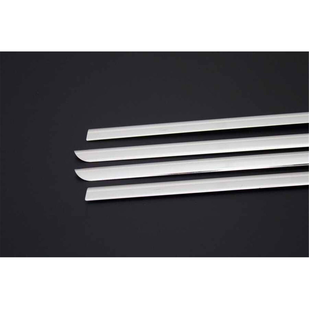 Dacia Logan MCV Cam Çıtası Alt - Krom (4 Parça) | 2013 ve Sonrası, SW