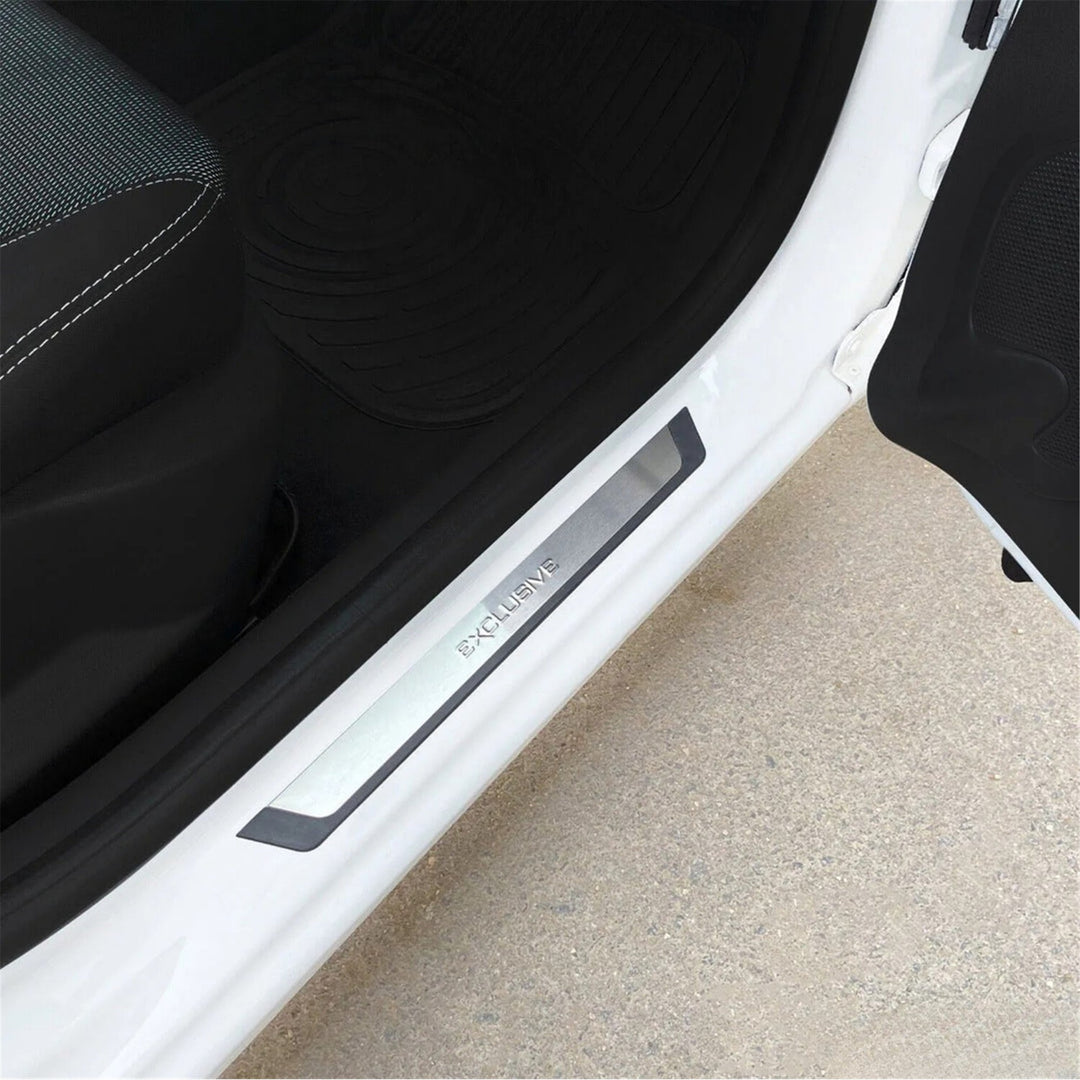 Dacia Sandero Stepway Kapı Eşiği - Krom/Plastik, Exclusive (4 Parça) | 2012-2020 Arası, HB