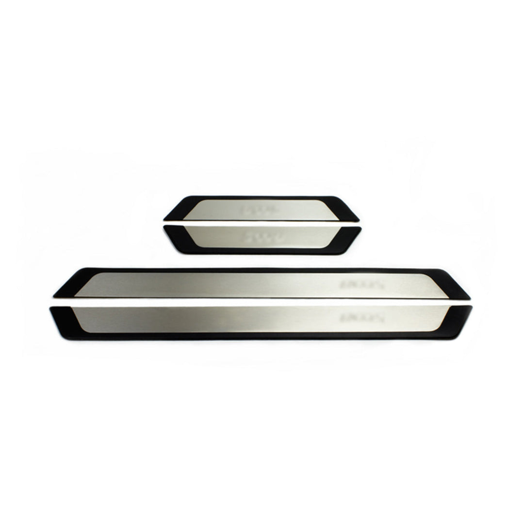 Dacia Sandero Stepway Kapı Eşiği - Krom/Plastik (4 Parça) | 2012-2020 Arası, HB