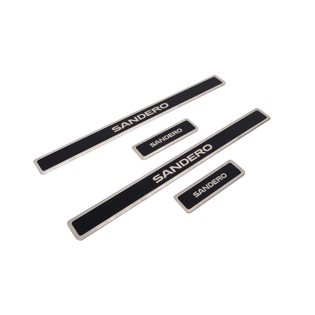 Dacia Sandero Kapı Eşiği - Krom (4 Parça) | 2020 ve Sonrası, HB