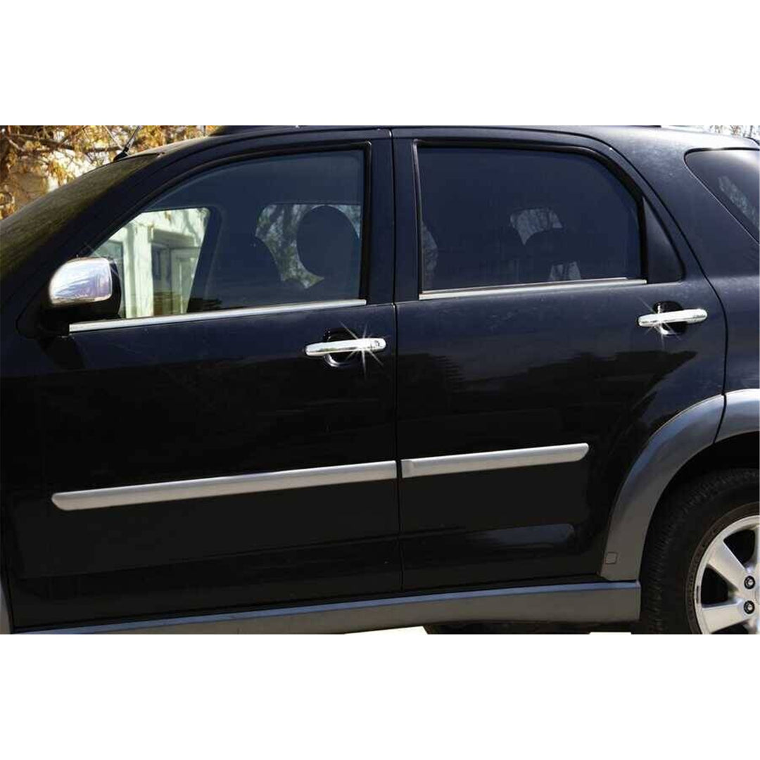 Daihatsu Terios Cam Çıtası Alt - Krom (4 Parça) | 2006-2017 Arası