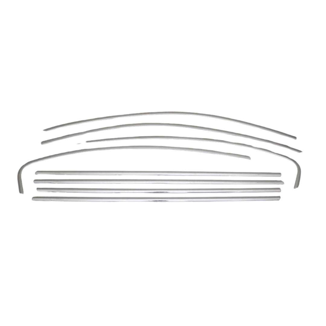 VW Passat B8 Cam Çerçevesi - Krom (8 Parça) | 2015 ve Sonrası, SD