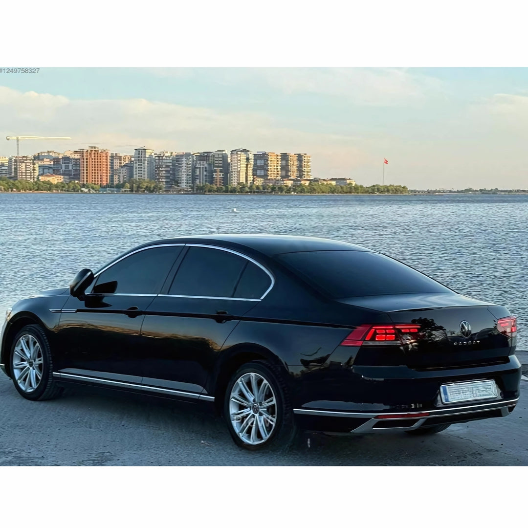 VW Passat B8 Yan Kapı Alt Çıtası - Krom (8 Parça) | 2015 ve Sonrası, SD/SW