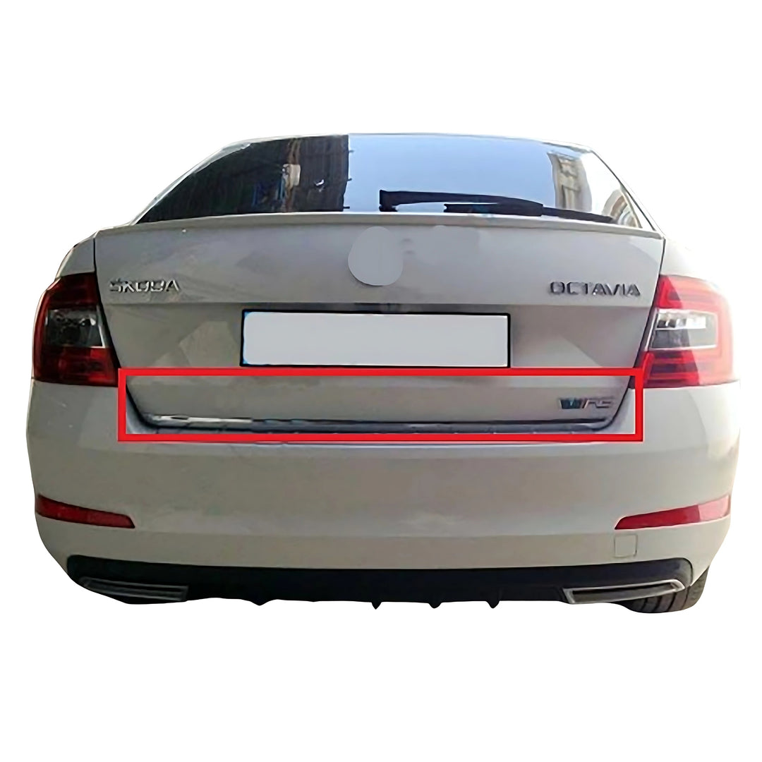Skoda Octavia (A7) Bagaj Alt Çıtası - Krom | 2013-2019 Arası, SD