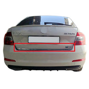 Skoda Octavia (A7) Bagaj Alt Çıtası - Krom | 2013-2019 Arası, SD