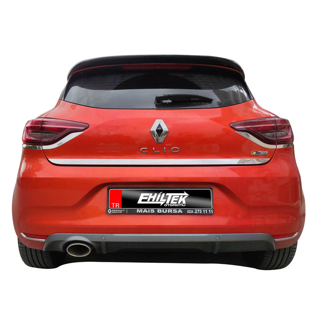 Renault Clio Bagaj Alt Çıtası - Krom | 2012-2019 Arası, HB