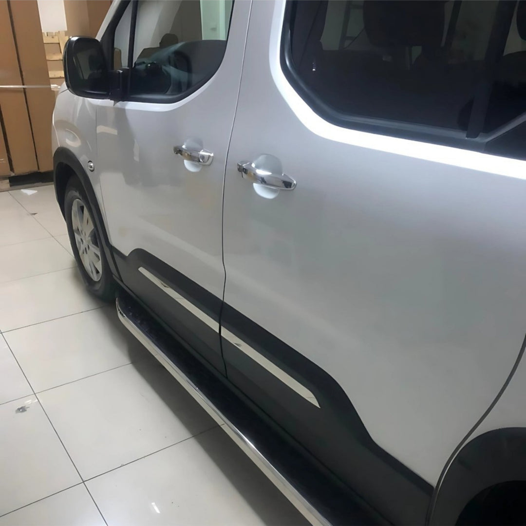 Fiat Doblo Yan Kapı Çıtası - Krom (4 Parça) | 2022 ve Sonrası