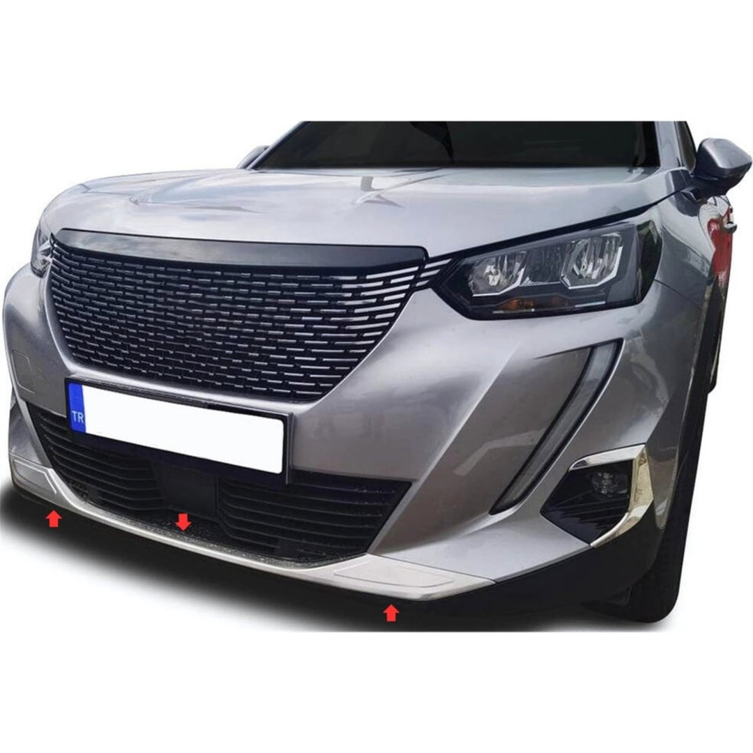 Peugeot 2008 Ön Tampon Ucu - Krom Taşlı | 2019-2023 Arası