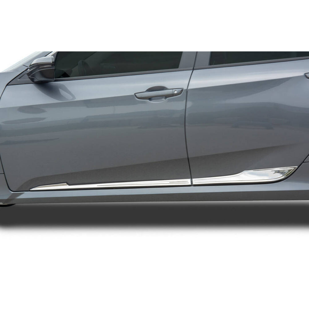 Honda Civic Yan Kapı Çıtası - Krom (4 Parça) | 2016-2021 Arası, SD