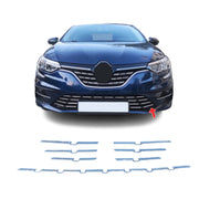 Renault Megane 4 Ön Tampon Alt Çıta - Krom (7 Parça) | 2021 ve Sonrası, HB/SD