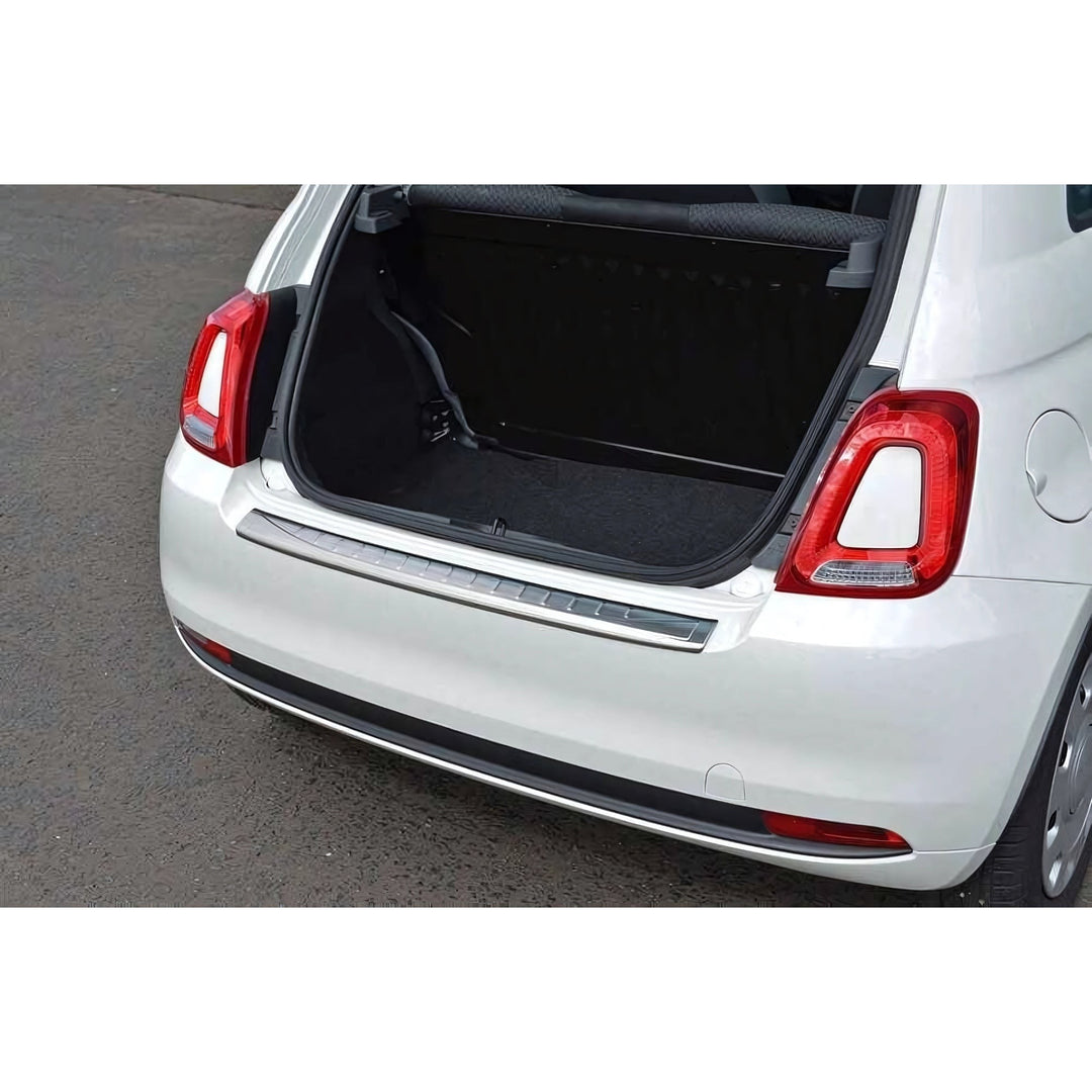 Fiat 500/500C Arka Tampon Eşiği - Krom Taşlı | 2007-2015 Arası