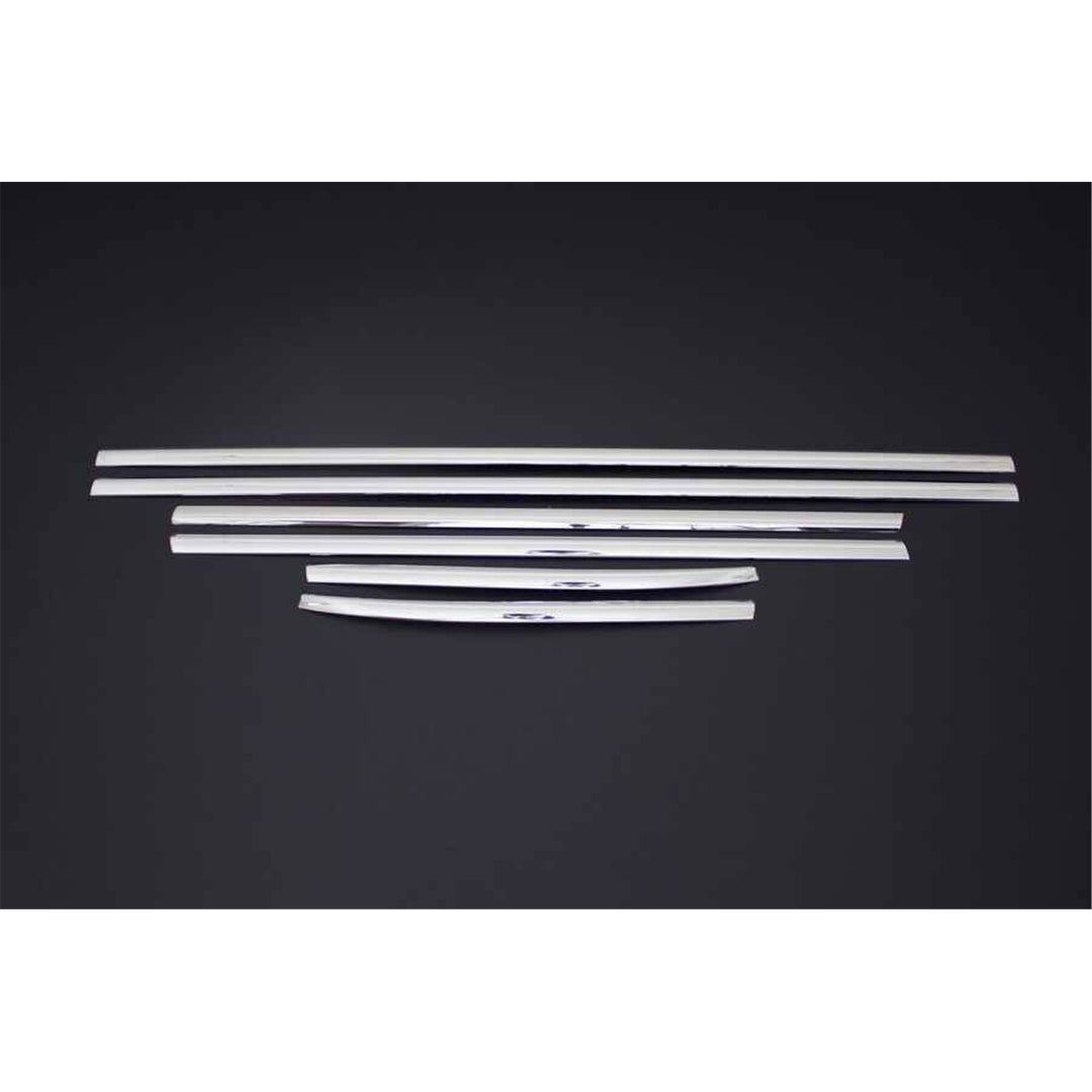 Fiat 500L Cam Çıtası Alt - Krom (6 Parça) | 2013 ve Sonrası, HB