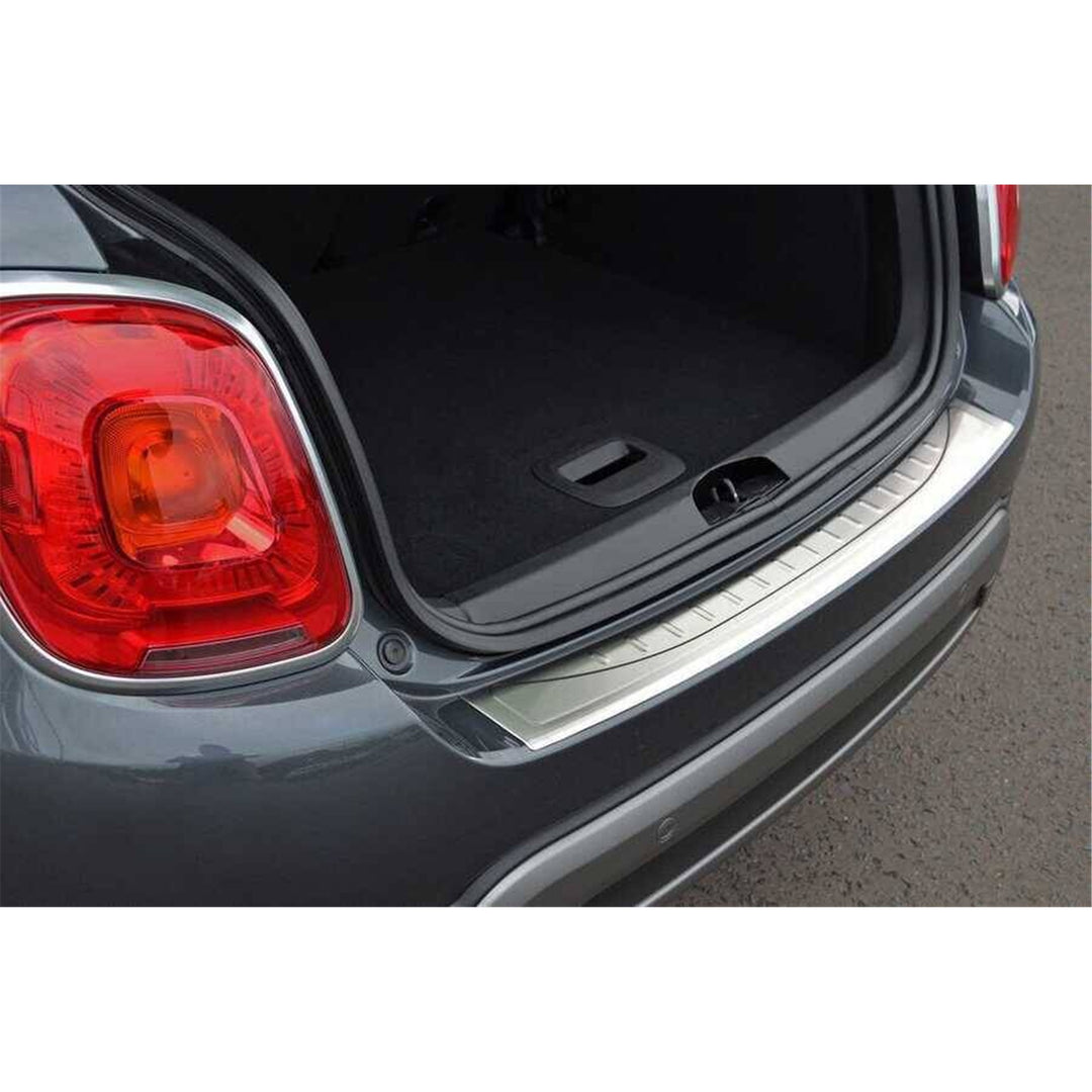 Fiat 500X Arka Tampon Eşiği - Krom Taşlı | 2015 ve Sonrası