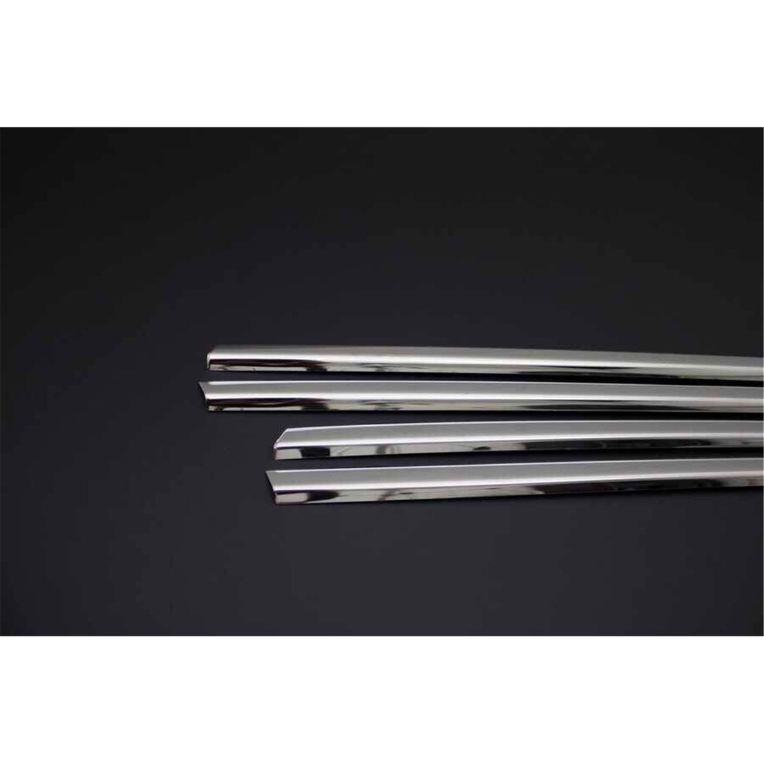 Fiat 500X Cam Çıtası Alt - Krom (4 Parça) | 2015 ve Sonrası