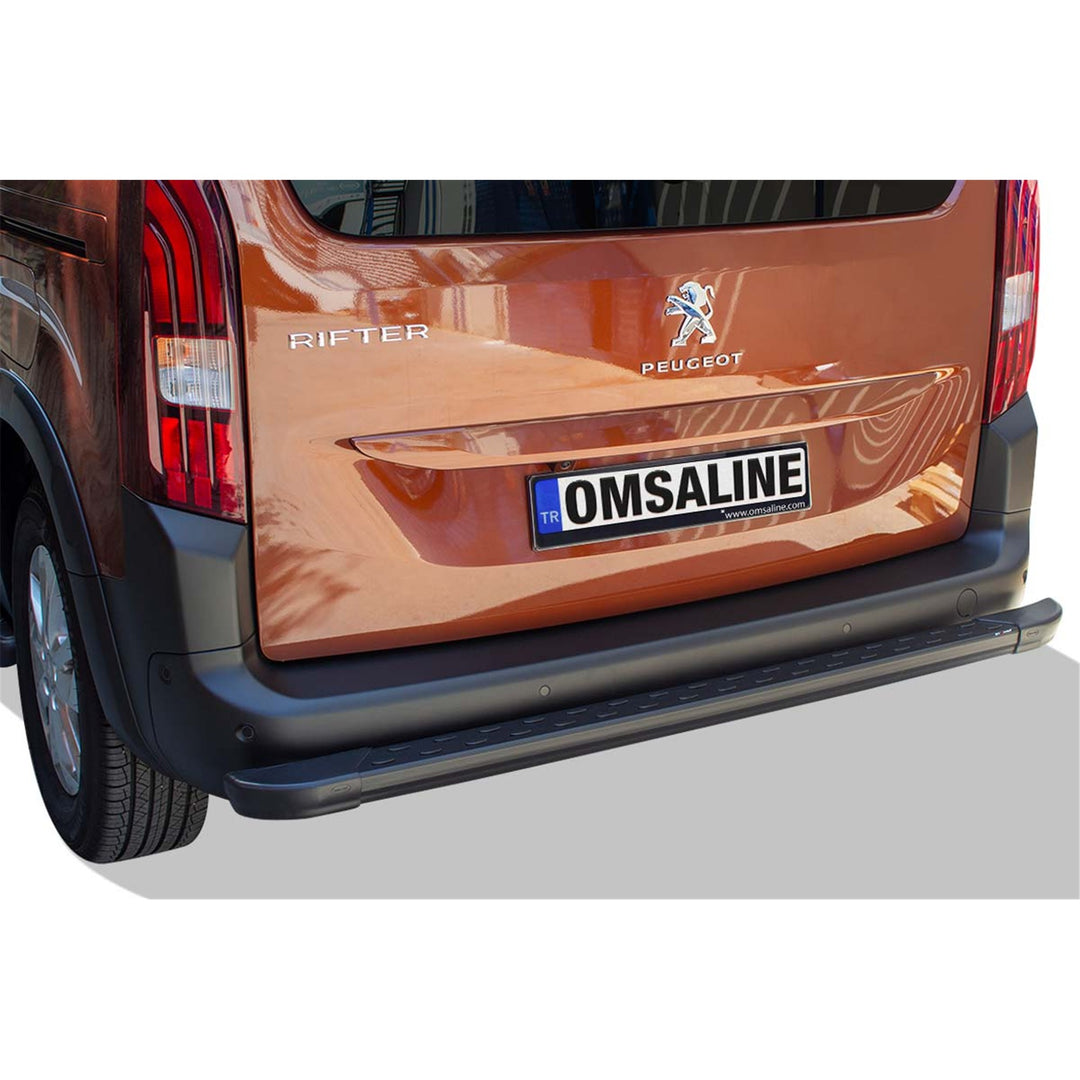 Fiat Doblo Arka Koruma - Siyah, Dot Line | 2010-2021 Arası
