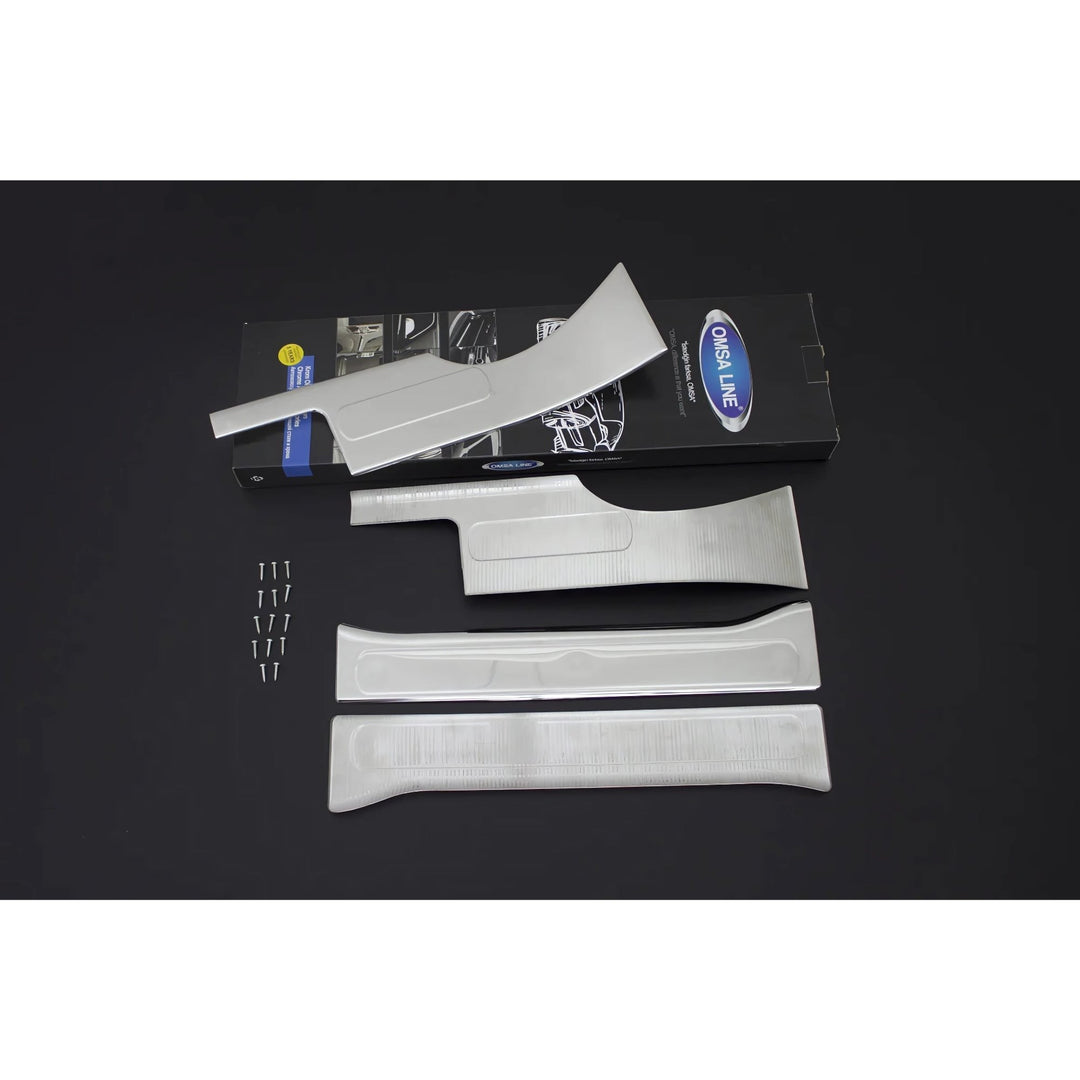 Fiat Fiorino/Qubo İç Kapı Eşiği - Krom (4 Parça) | 2008 ve Sonrası